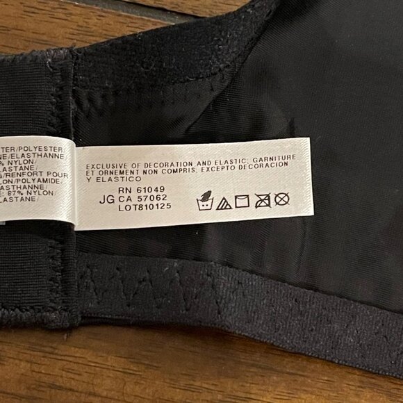 NWOT Wacoal Women's Maternity Wire-Free Bra in Black Size 36DD - Picture 8 of 13
